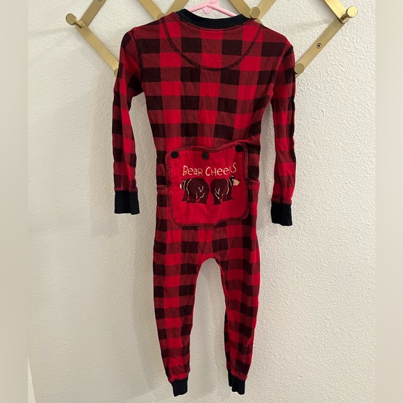 Lazy One Inc. Bear Cheeks Plaid Flapjacks Union Suit
One Piece Pajamas Size 3T - Picture 6 of 10